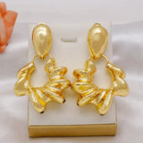 Copper Hoop Earrings Large Style High Wedding Party Jewelry