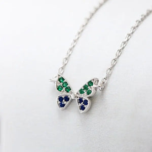 Women's Sterling Silver Butterfly Pendant Necklace, Perfect Gift