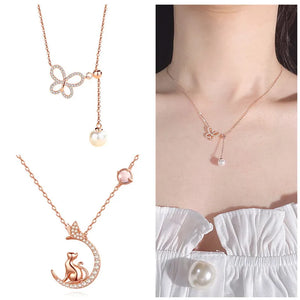 Women's Sterling Silver Butterfly Pendant Necklace, Perfect Gift