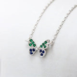 Women's Sterling Silver Butterfly Pendant Necklace, Perfect Gift
