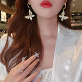 Butterfly Zircon Earrings for Women Jewelry Accessories