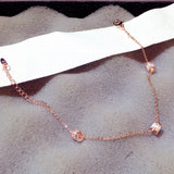 Zirconia Bracelet for Women String Chain Birthday Gift