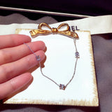 Zirconia Bracelet for Women String Chain Birthday Gift
