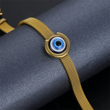 Stainless Steel Mesh Watch Strap Bracelet for Women
