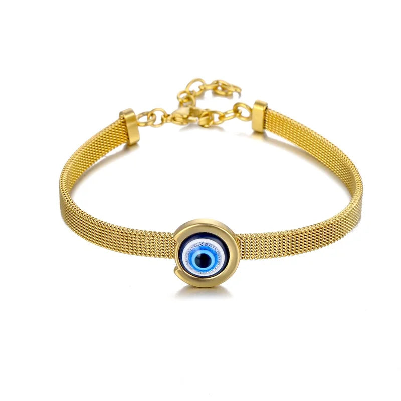 Stainless Steel Mesh Watch Strap Bracelet for Women