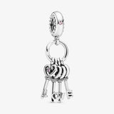 925 Silver Iron Tower & Key Ladies Jewelry