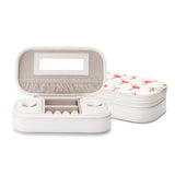Flamingo Jewelry Storage Box Tassel Leather Jewelry Box Portable Travel