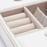 Flamingo Jewelry Storage Box Tassel Leather Jewelry Box Portable Travel