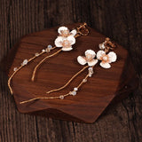 Flower Bridal Earrings Wedding Jewelry Set Drop Earrings