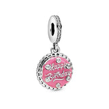 Romantic S925 Silver Pink Shell Necklace Set