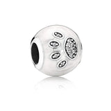 S925 Silver Basketball Charm for Girls DIY Bracelet