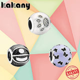S925 Silver Basketball Charm for Girls DIY Bracelet