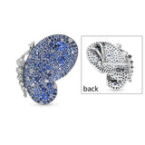 High-Quality S925 Butterfly & Flower Brooch for Banquet Jewelry