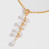 Kpop Irregular Pearl Pendant Necklaces for Women