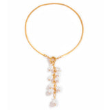 Kpop Irregular Pearl Pendant Necklaces for Women