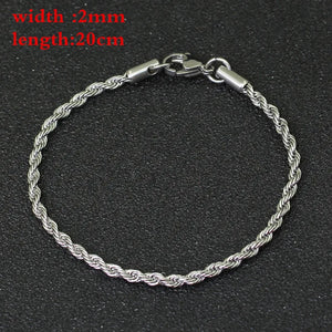 Stainless Steel Link Chain Women Anklet Foot Bracelet Anklet