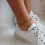 Stainless Steel Link Chain Women Anklet Foot Bracelet Anklet