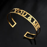 Copper Zirconia Bangle Stainless Steel Gift For Women