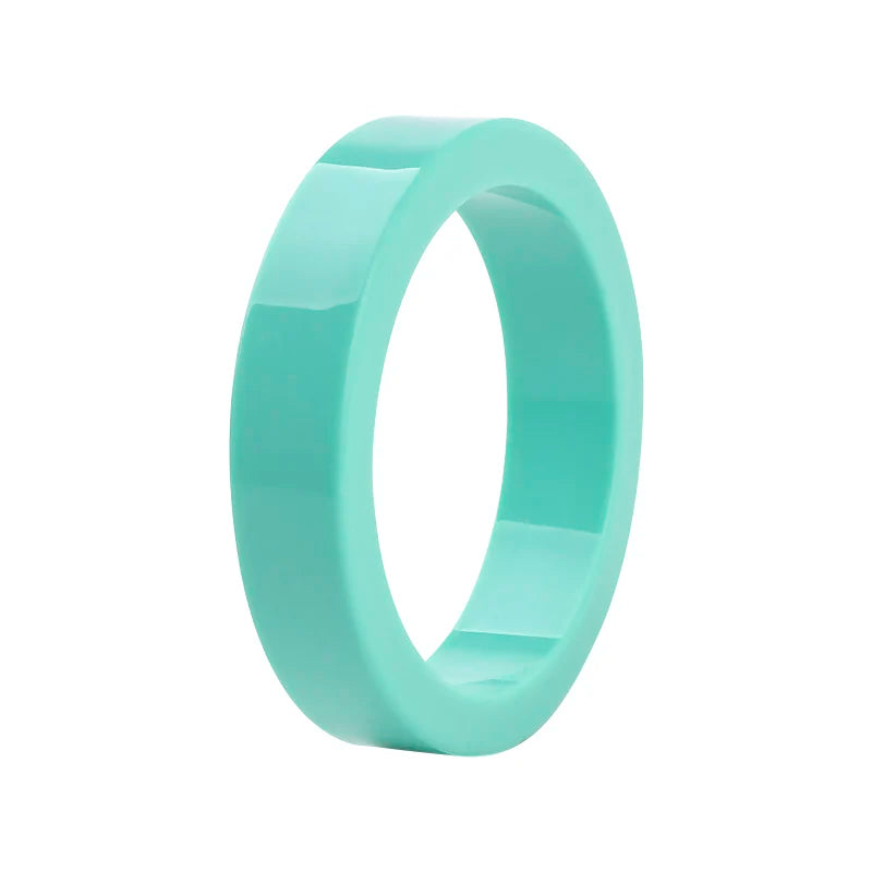 Colorful Acrylic Bangles with Charms for Women