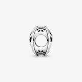Silver 925 Pink Dog Cat Paw Charm Bead Pendant for Bracelets DIY Jewelry