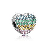 S925 Sterling Silver Love Peach Belt Pendant