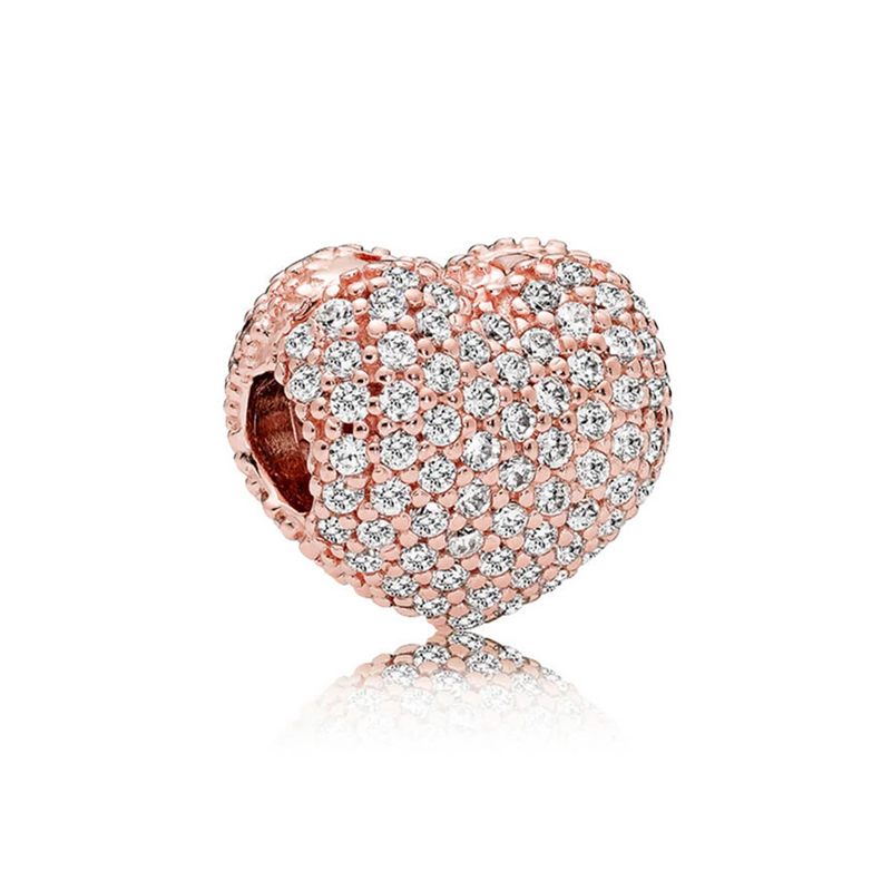S925 Sterling Silver Love Peach Belt Pendant