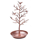 Vintage Bird Tree Stand Jewelry Earrings Necklace Ring Show Rack Holder Display