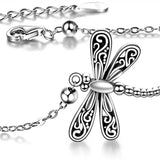 Women Ins Butterfly Pendant Beads Chain Anklet