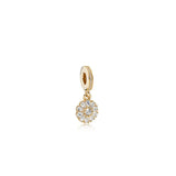 European Flower Lock Crown Clip Beads for Pando Jewelry