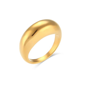 Minimalist Stainless Steel Bold Rings for Women