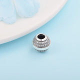 925 Sterling Silver CZ & Logo Beads for Jewelry Making Berloques