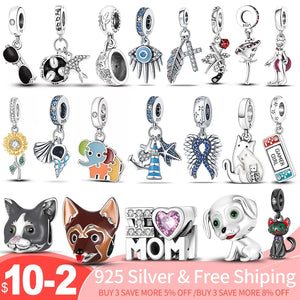 Anime Character Silver Charm Bracelet DIY Jewelry