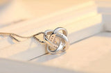 Four Leaf Clover Choker Necklace 925 Silver Pendants Flower Jewelry