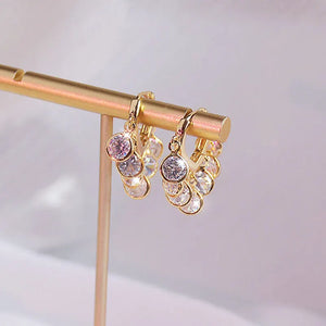 French Zircon Earrings Personalized Jewelry Pendant