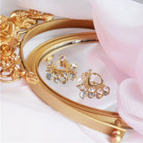 French Zircon Earrings Personalized Jewelry Pendant