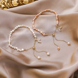 Small Fresh Butterfly Pendant Bracelet with Rhinestones
