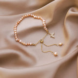 Small Fresh Butterfly Pendant Bracelet with Rhinestones