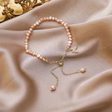 Small Fresh Butterfly Pendant Bracelet with Rhinestones