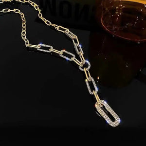 Goth Pendant Necklaces Punk Thick Chain Charm Necklace For Women Accessories