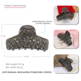 Acrylic Rhinestone Hair Claw for Women