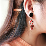 Hocus Pocus Bad Witch Epoxy Dangle Earrings