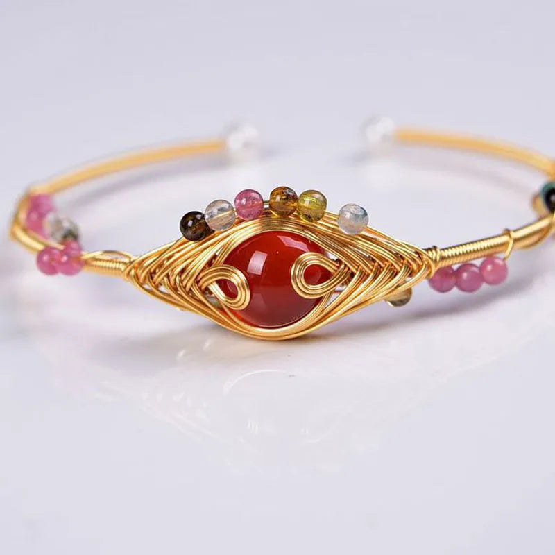 Amazonite Bracelet 14KGF Feminino Jewelry Gift