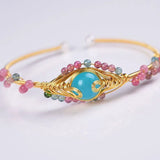 Amazonite Bracelet 14KGF Feminino Jewelry Gift
