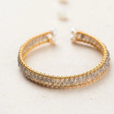Moonstone Beads Braided Bracelet for Women