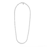 S925 Sterling Silver Heart Snake Chain Necklace