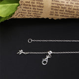 925 Silver Heart Family Tree Chain Bracelet Party DIY Jewelry