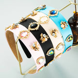 Colorful Rhinestone Hairband for Women Girls Headdress