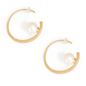 Exaggerated Circle Earrings Female Golden Temperament