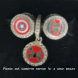 S925 Sterling Silver Spider Pattern Pendant Beads for Bracelet Making