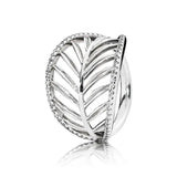 S925 Sterling Silver Flower Pendant Ring for Women